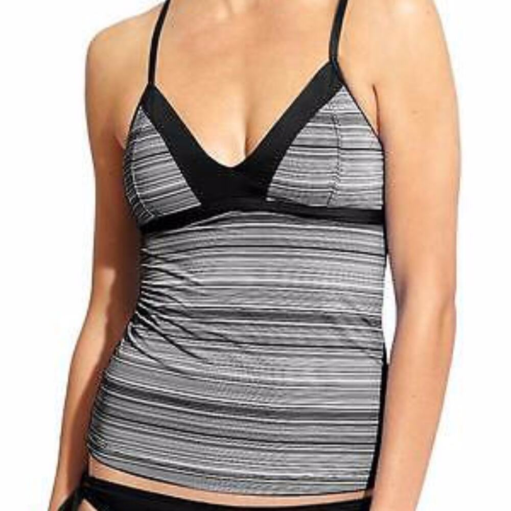 Athleta Veracruz Stripe Striped Tankini XXS